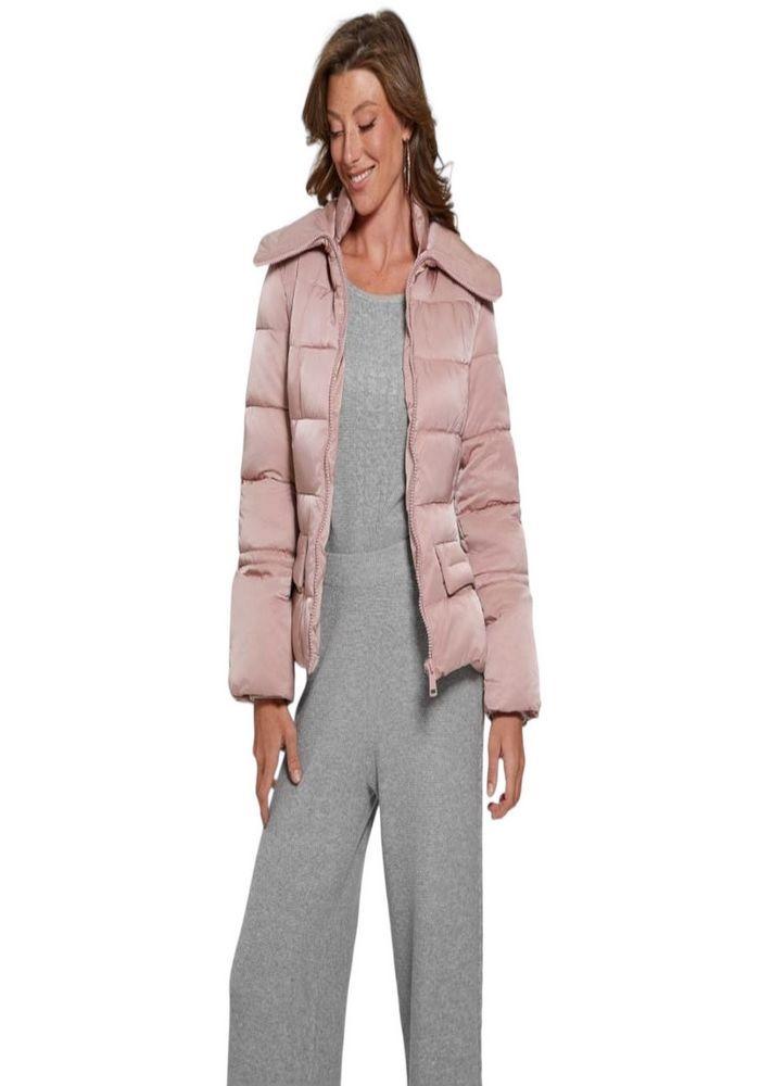 Chaqueta Guess Glitzy Puffa G4B0 Rosado-1
