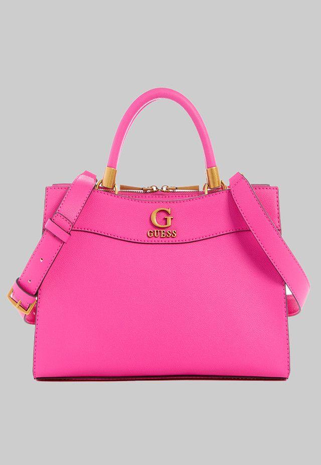 Cartera Guess Nell Sml Girlfriend Satchel Fuc Rosado-0