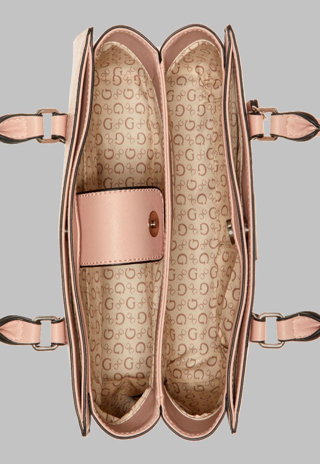 Cartera G Factory Basira Small Satchel Mau Rosado-3