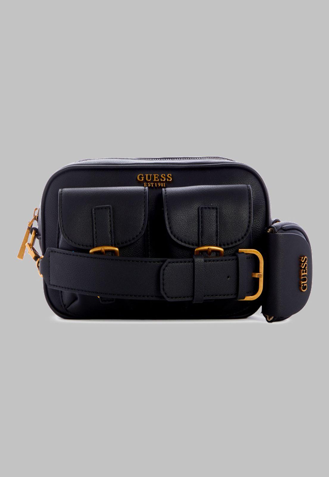 Mini Cartera Guess No Limit Crossbody Sling Bla Negro-0
