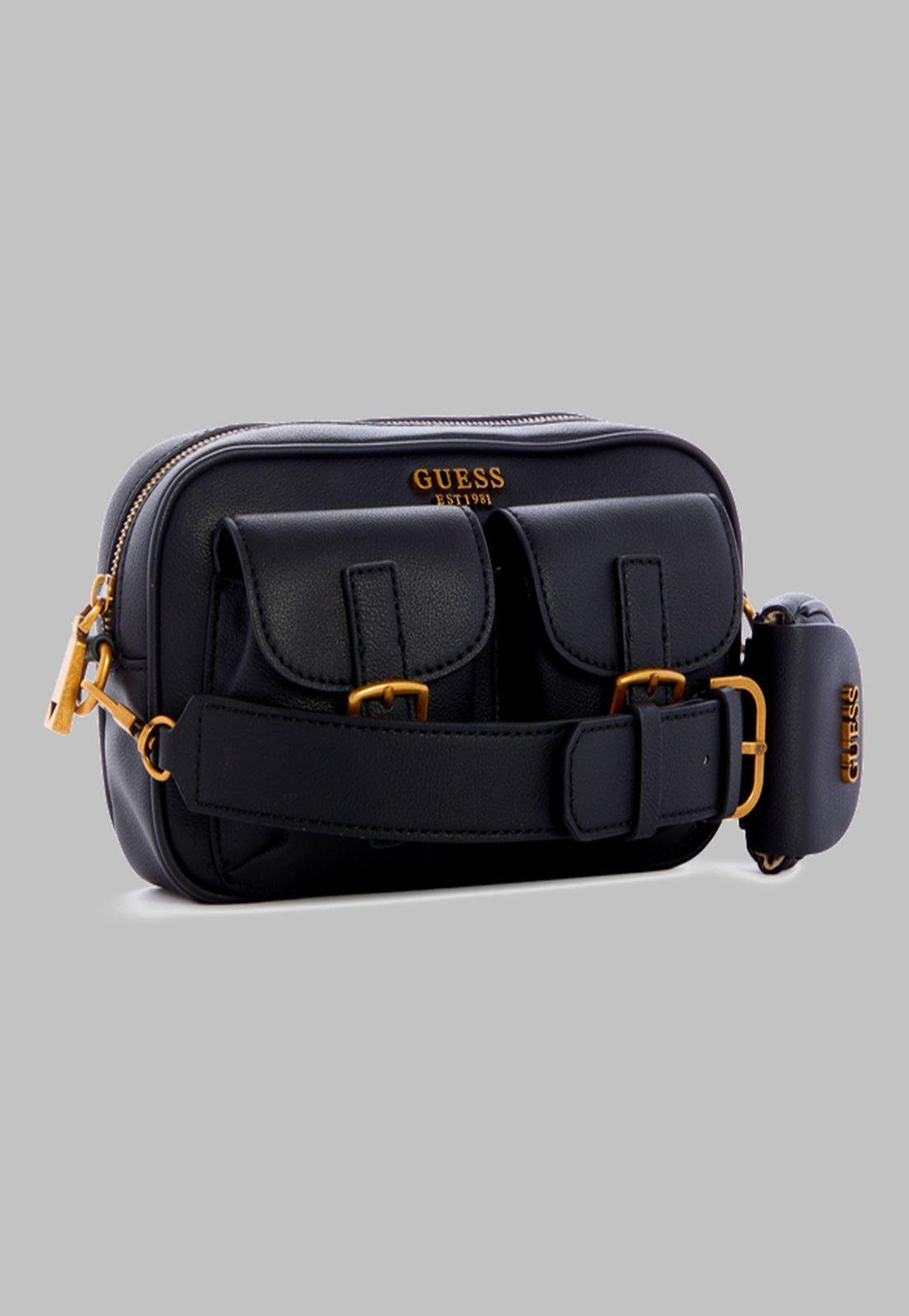 Mini Cartera Guess No Limit Crossbody Sling Bla Negro-1