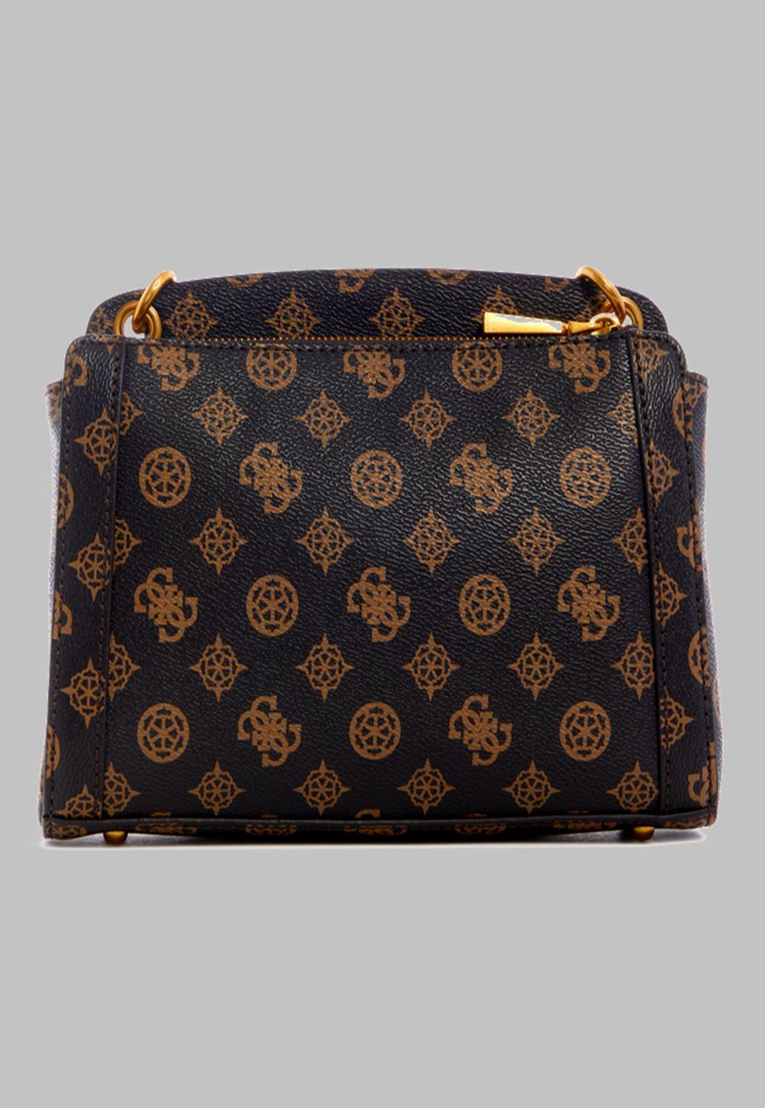 Cartera Guess Briana Society Crossbody Mlo Café-2