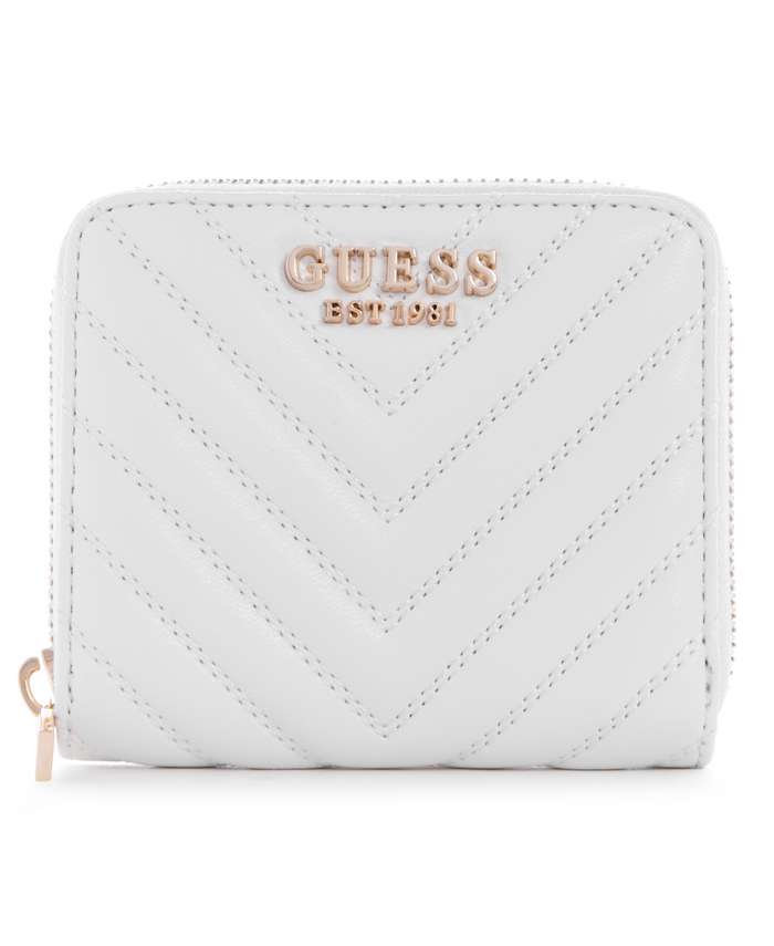 Billetera Guess Keillah Slg Small Zip Around Whi Blanco-0