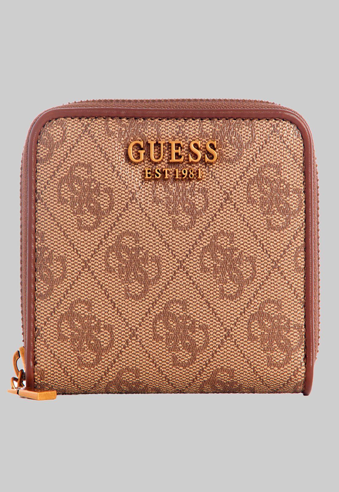 Billetera Izzy Slg Small Zip Around Lgw Café Guess-0