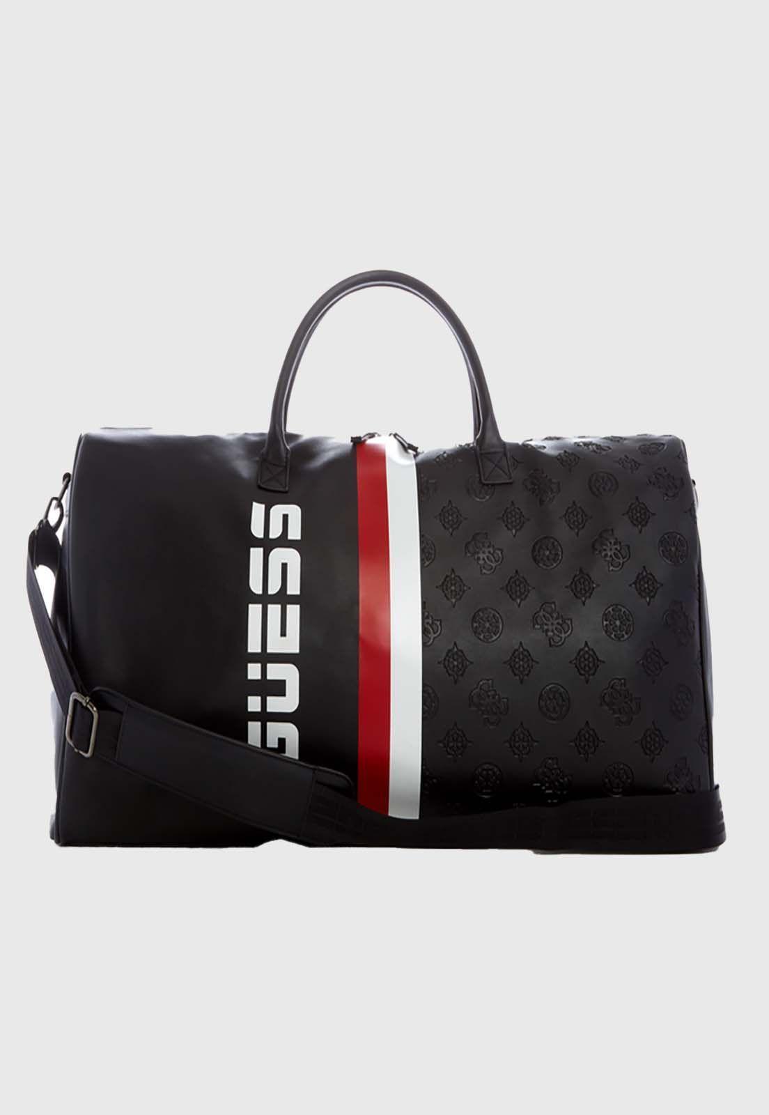 Bolso Sport Large Duffel Bla Negro Guess-1