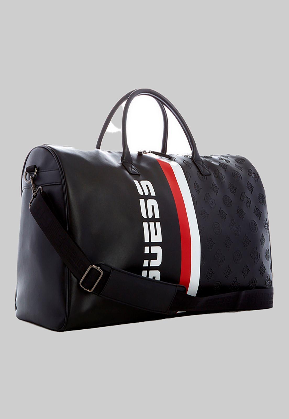 Bolso Sport Large Duffel Bla Negro Guess-4