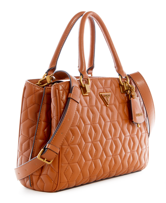 Cartera Guess Elenia Girlfriend Satchel Cog Café-1