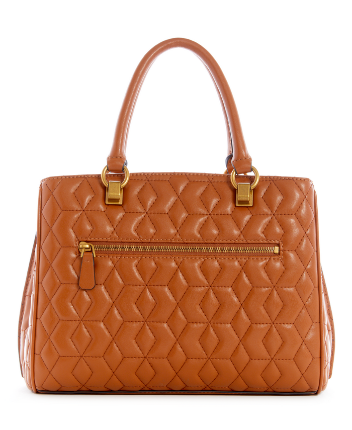 Cartera Guess Elenia Girlfriend Satchel Cog Café-2