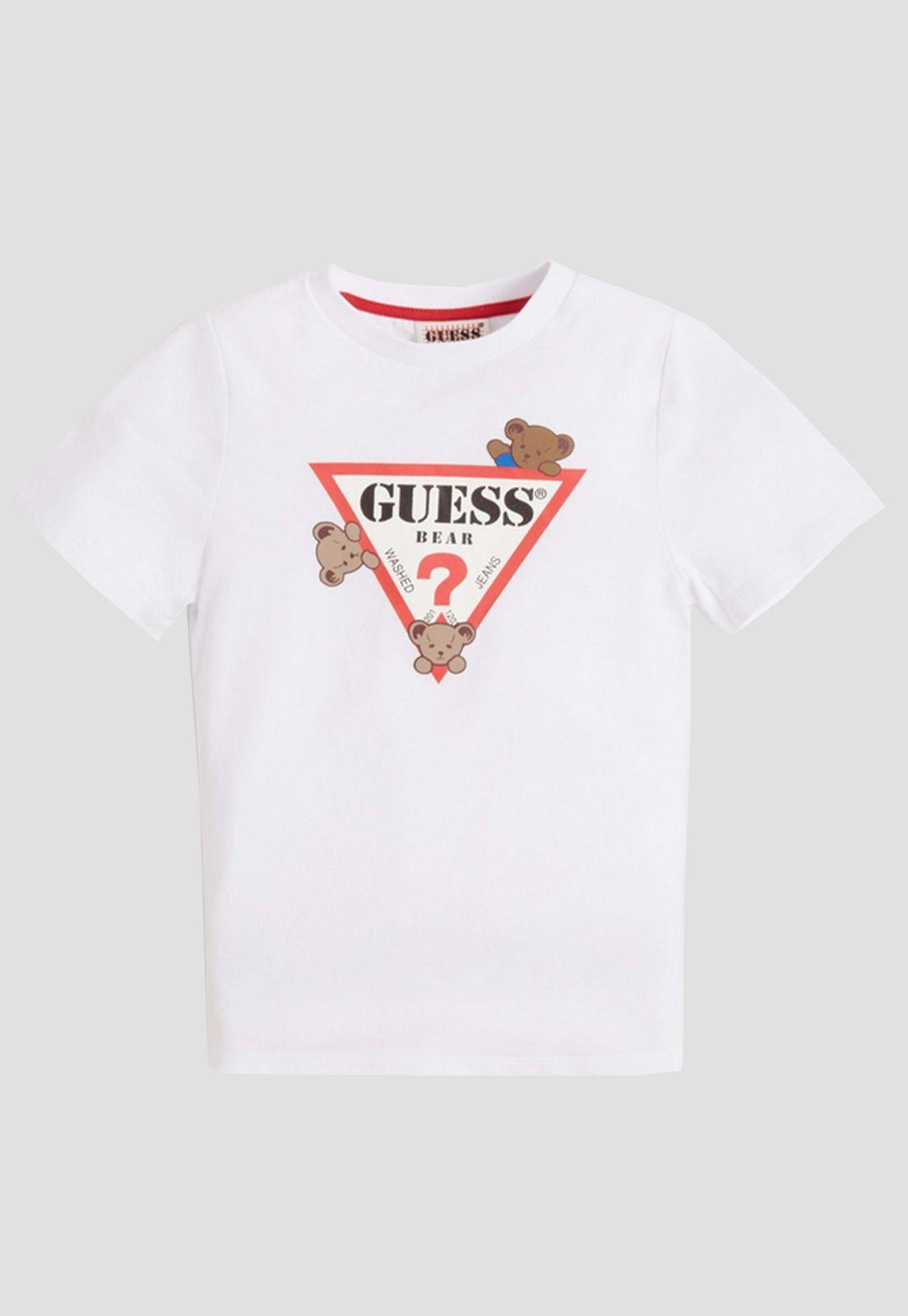 Polera G Kids Ss T-Shirt_Bear Capsule G011 Blanco-0