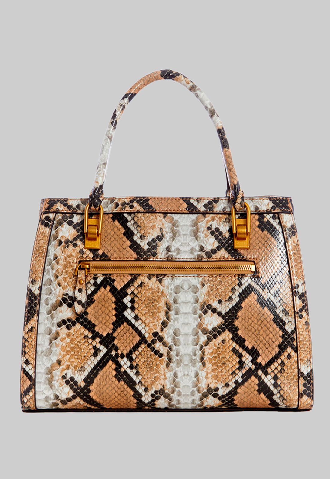 Cartera Abey Elite Girlfriend Satchel Café Guess-2