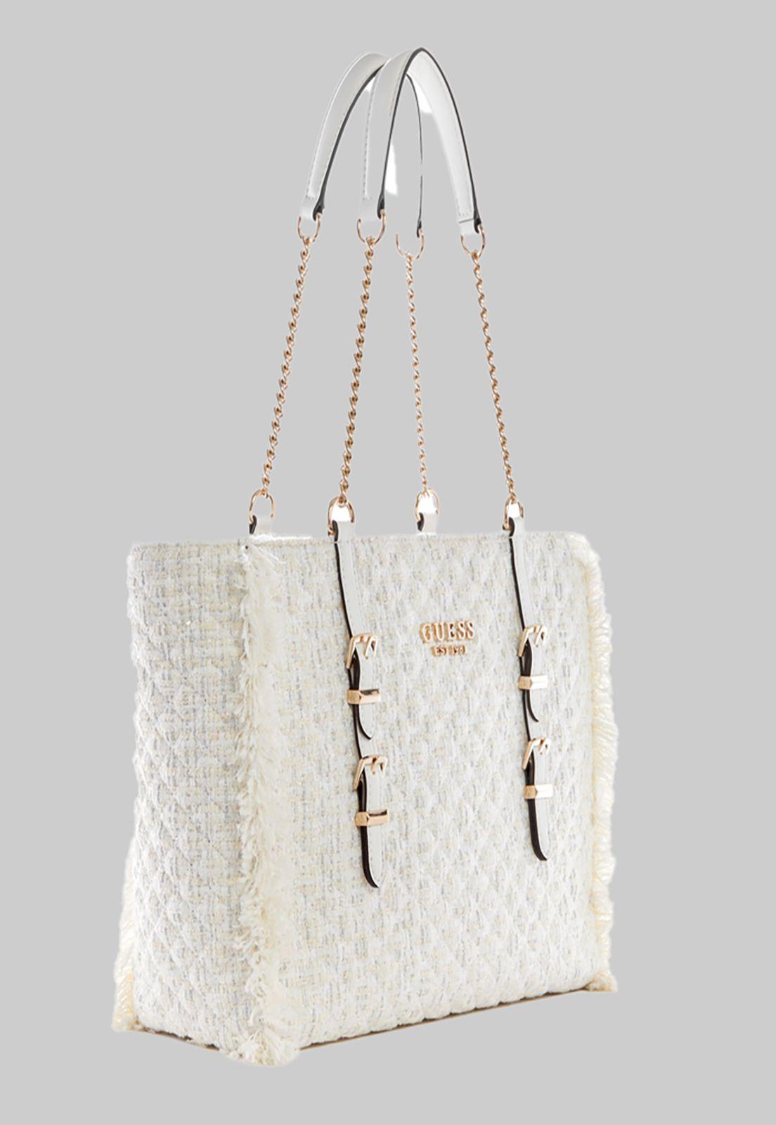 Cartera Guess Adam Tote Wml Blanco-1