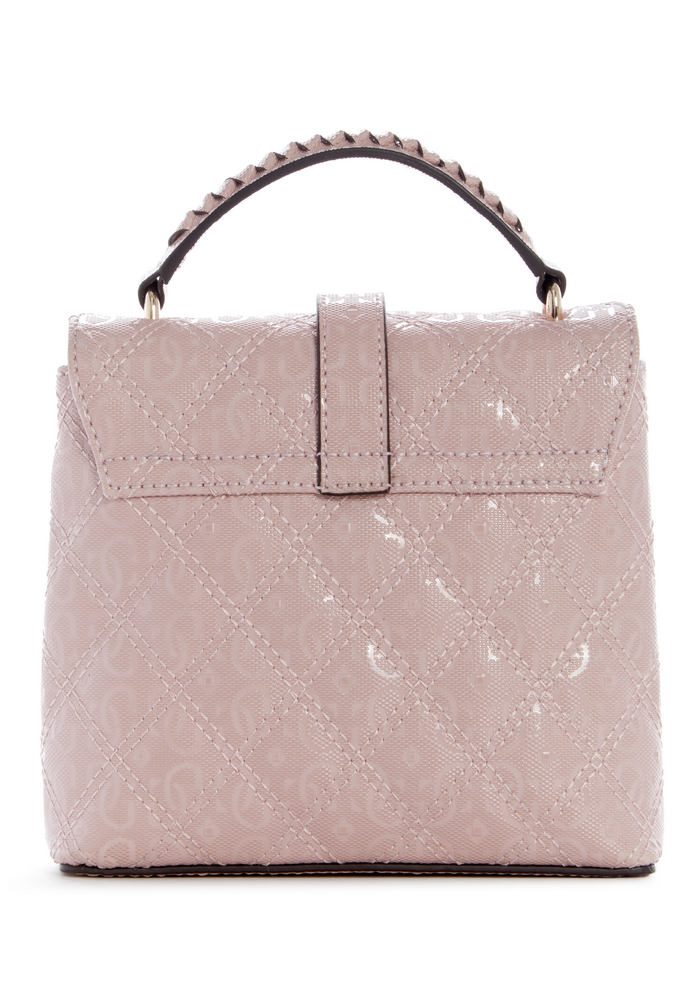Mini Cartera Gaia Mini Top Hande Flap Rosado Guess-2