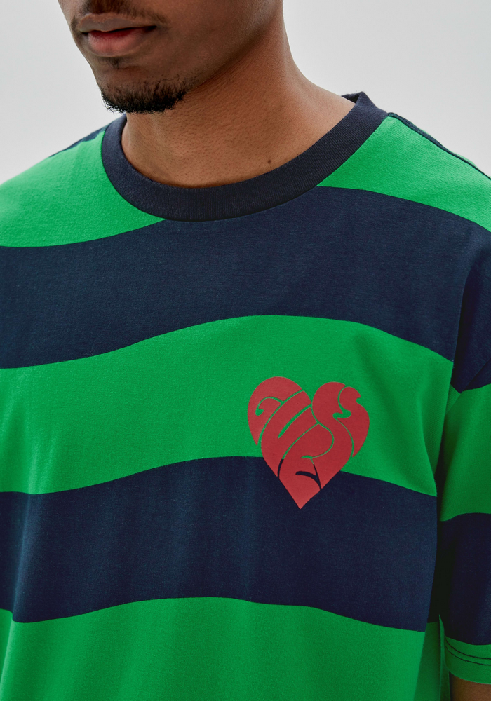 Polera Guess Go J Balvin Wave Tee F84Q Verde-2