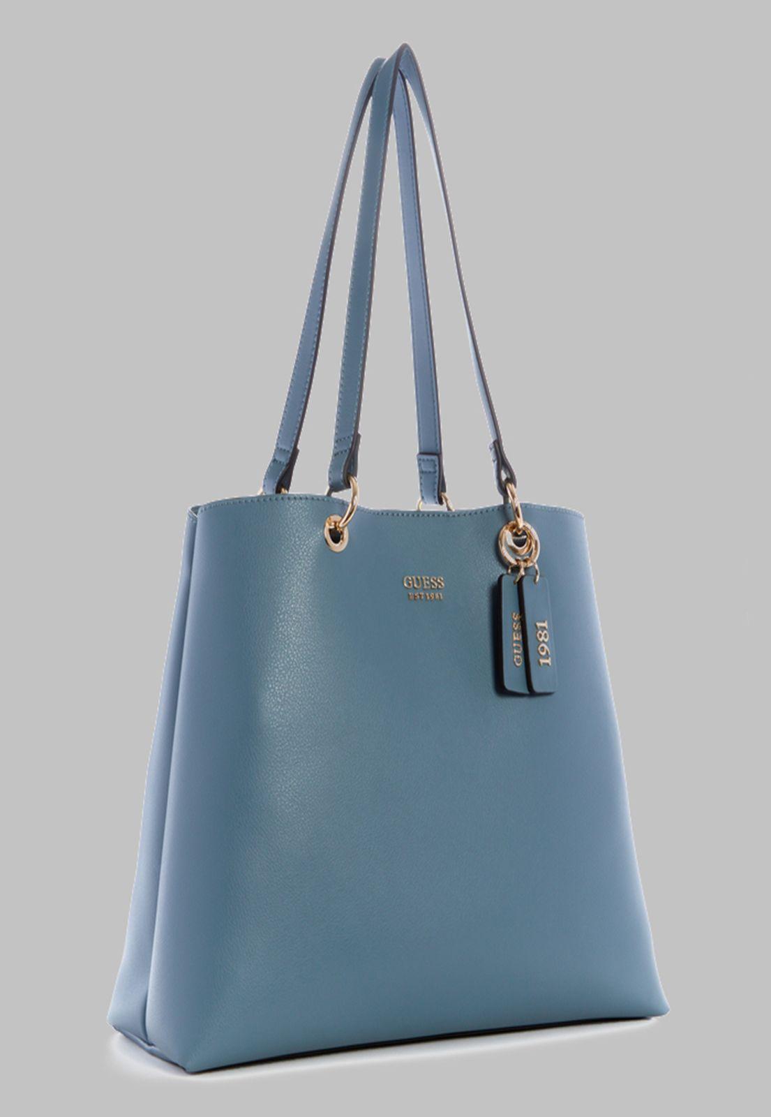 Cartera Guess Eco Mia Girlfriend Shopper Bun Azul-1