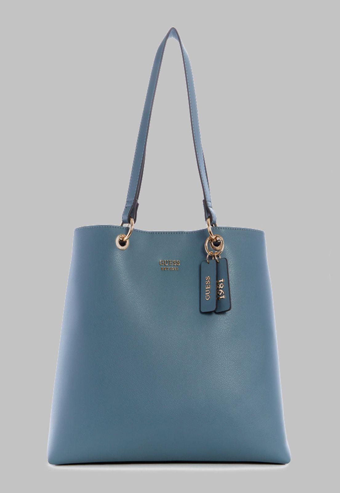 Cartera Guess Eco Mia Girlfriend Shopper Bun Azul-0