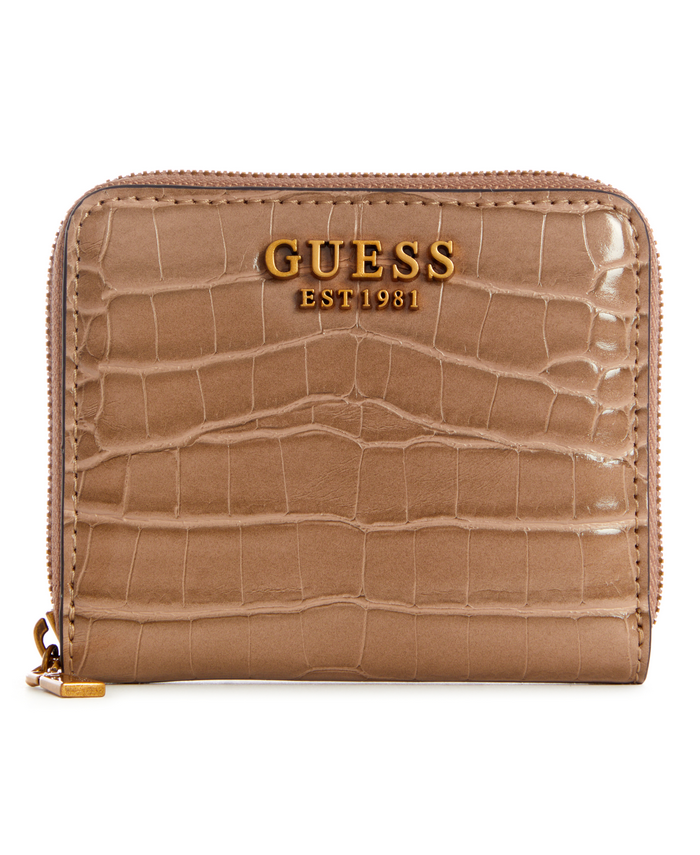 Billetera Laurel Slg Small Zip Around Beige Guess-0