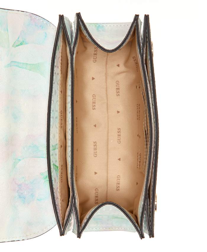 Cartera Guess Alexie Crossbody Flap Flr Celeste-3