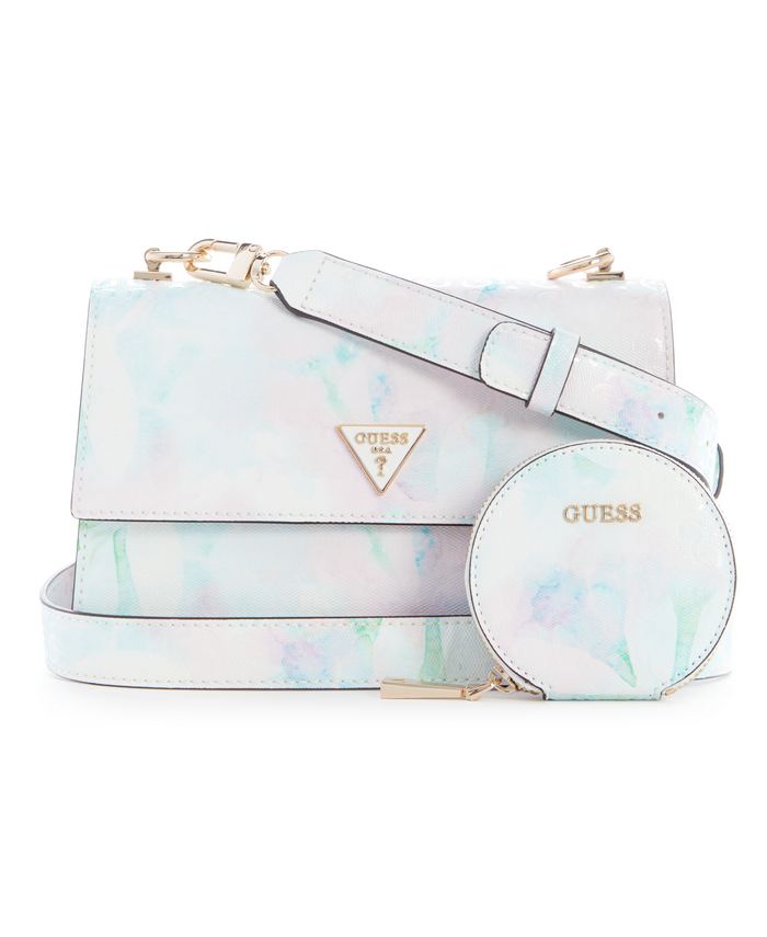 Cartera Guess Alexie Crossbody Flap Flr Celeste-0