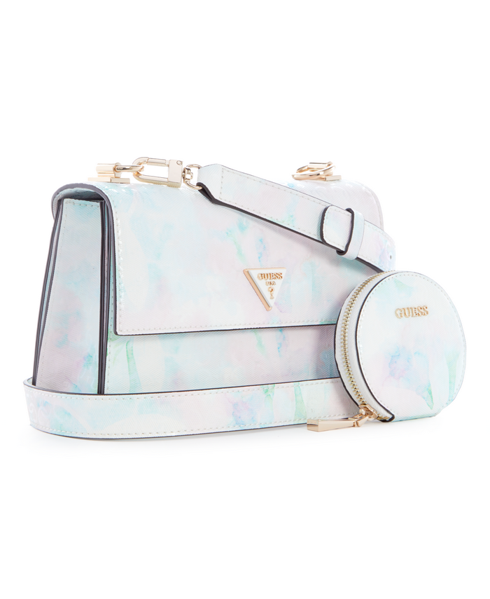 Cartera Guess Alexie Crossbody Flap Flr Celeste-1