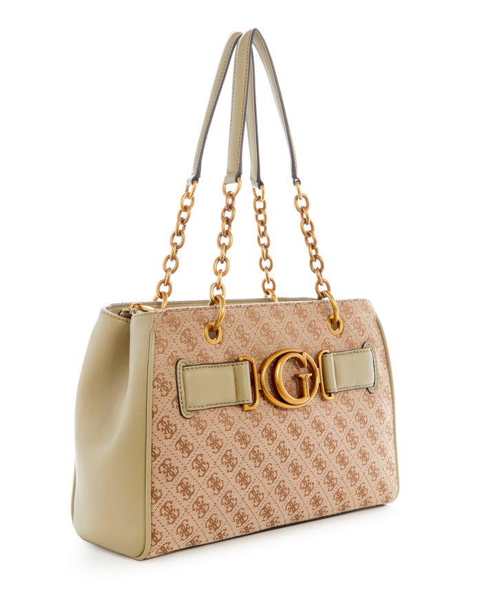 Cartera Guess Aviana Luxury Satchel Lnc Multicolor-1