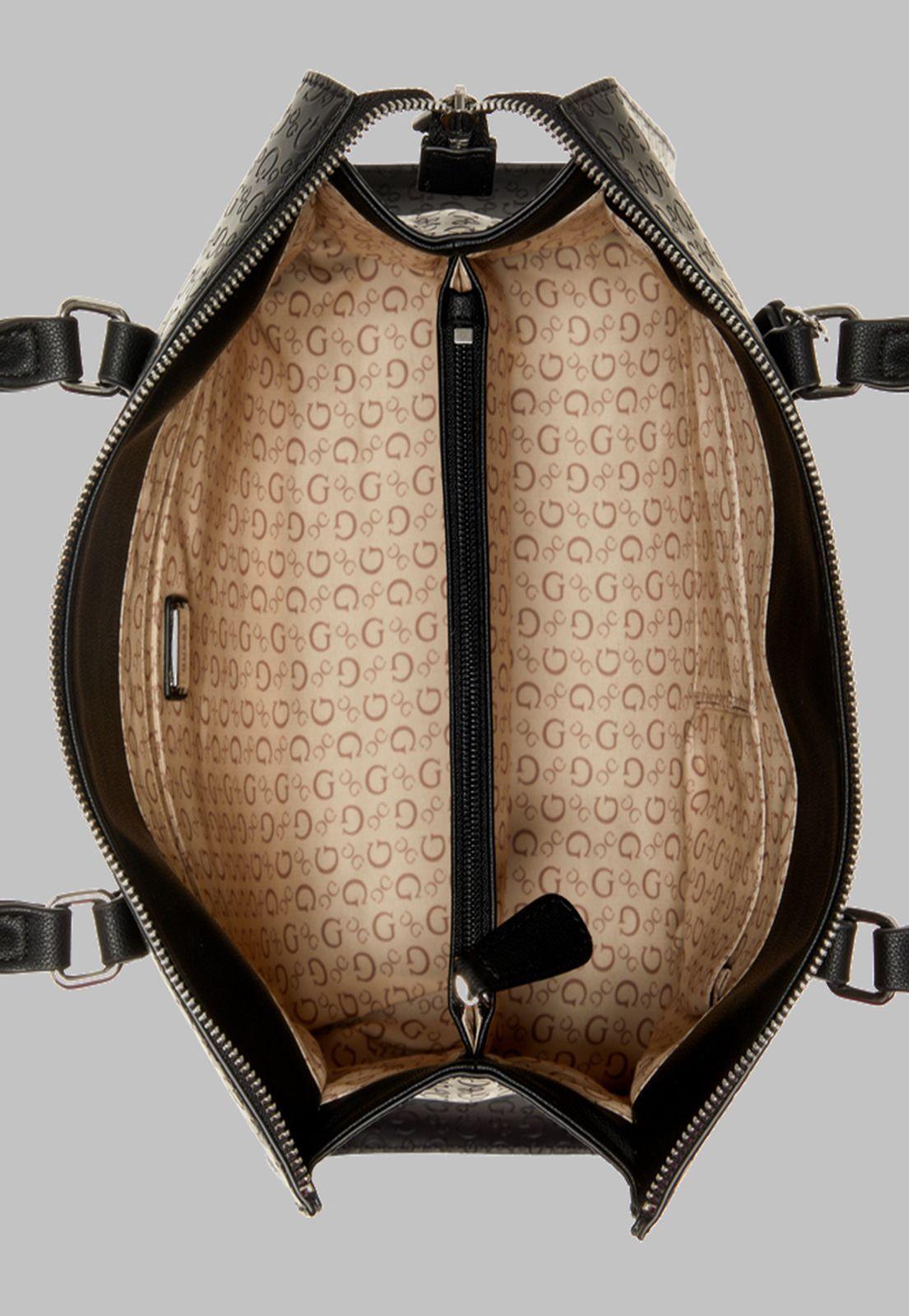 Cartera G Factory Basira Satchel Bla Negro-3