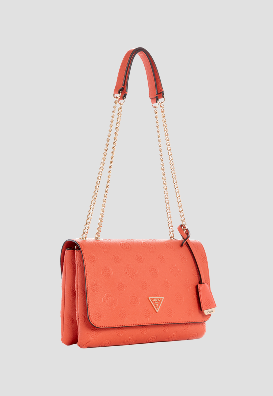 Cartera Helaina Convertible Xbody Naranjo Guess-1