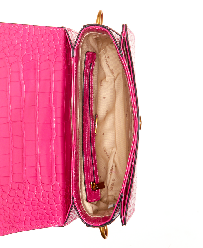 Cartera Guess Retour Top Handle Flap Mag Rosado-3