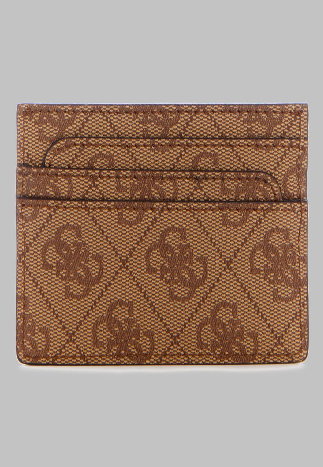Billetera Guess Laurel Slg Card Holder Ltl Café-1