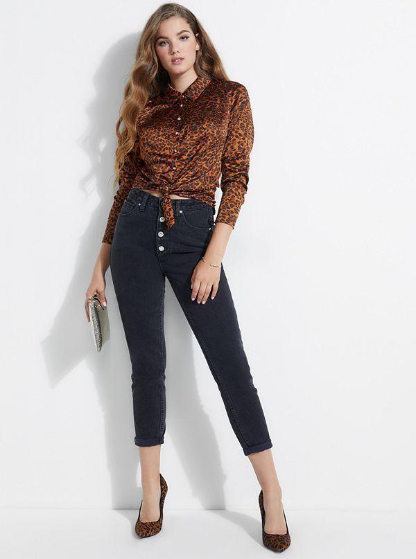 Camisa Guess Ls Cherylnn Button Up Shirt-2