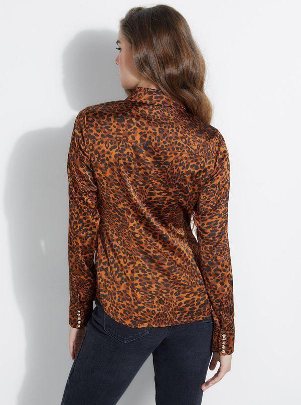 Camisa Guess Ls Cherylnn Button Up Shirt-3