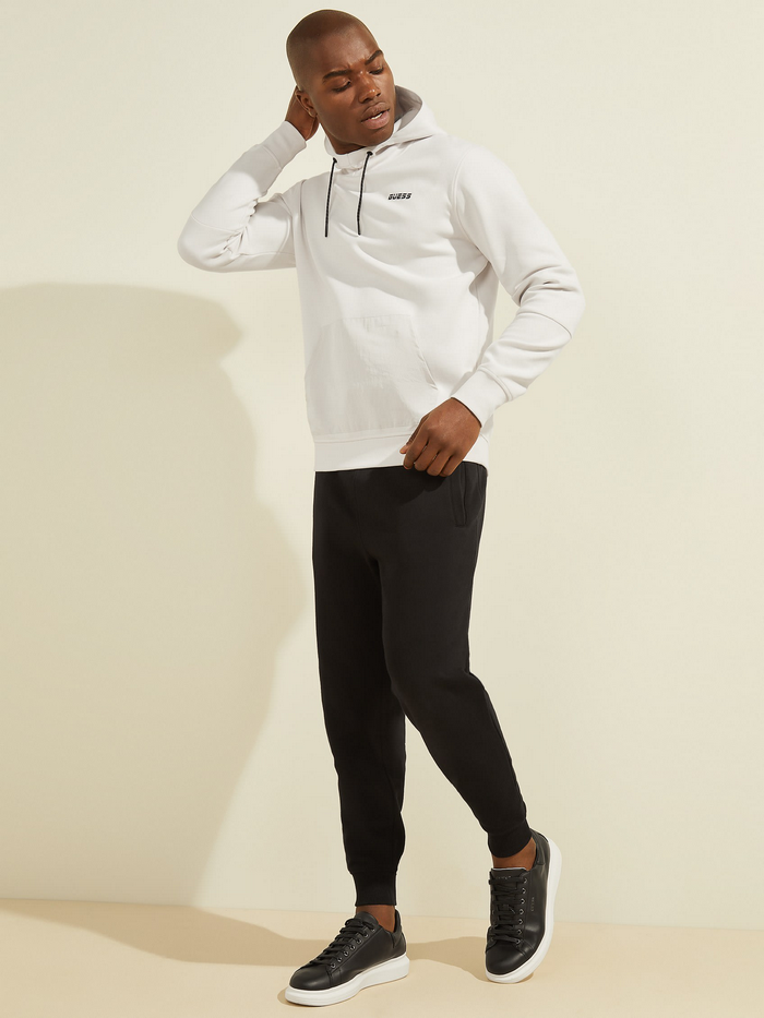 Poleron Guess Christophe Hooded Sweatshirt Blanco-2