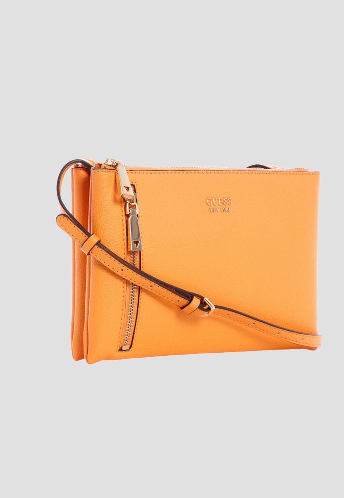 Cartera Naya Double Crossbody Man Naranjo Guess-1