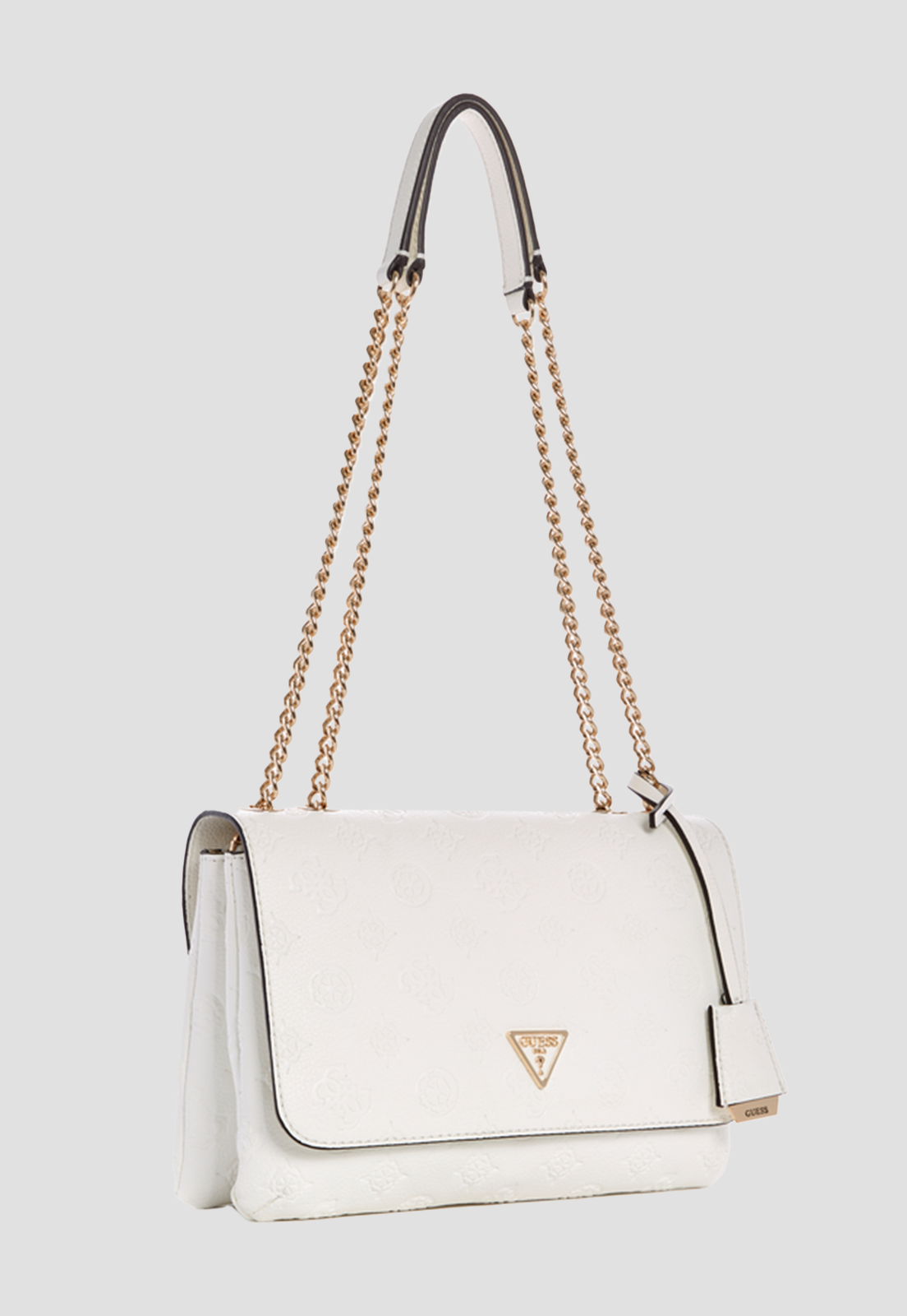 Cartera Helaina Convertible Body Flap Blanco Guess-1
