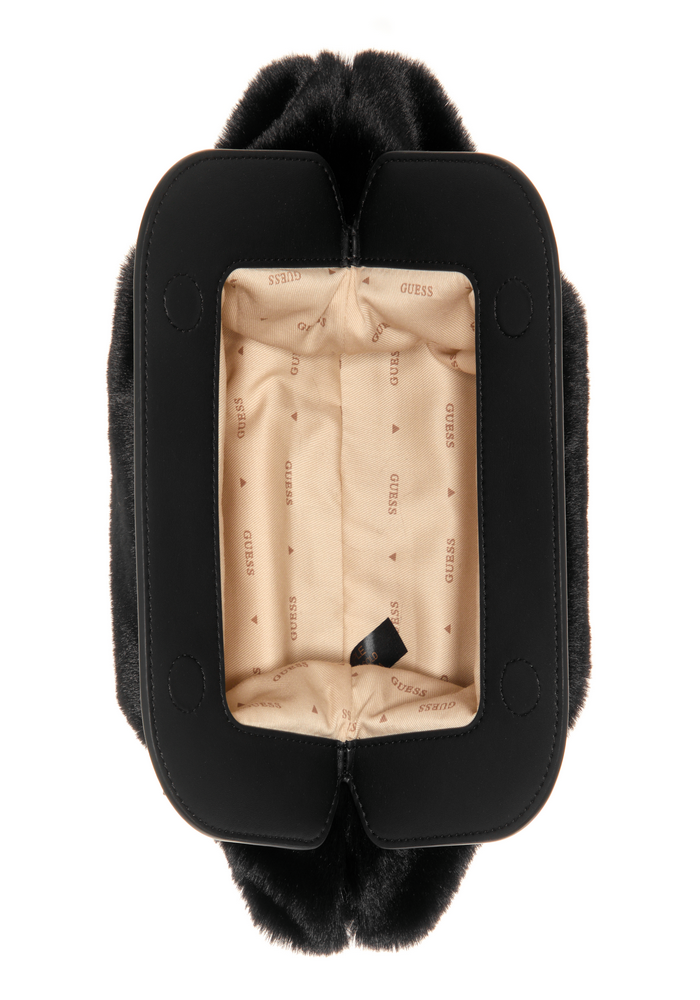 Cartera Tesoro Crossbody Clutch Bla Negro Guess-3