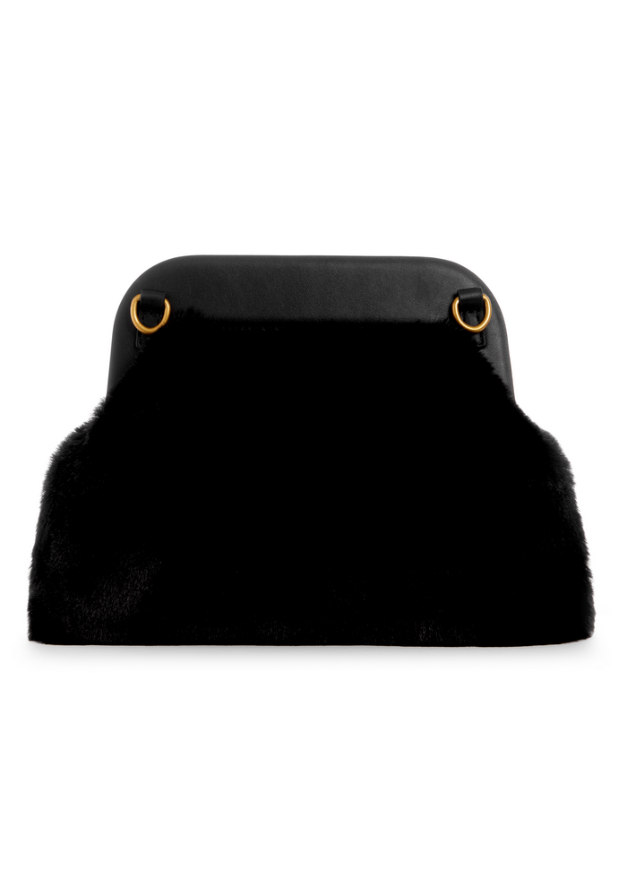 Cartera Tesoro Crossbody Clutch Bla Negro Guess-2