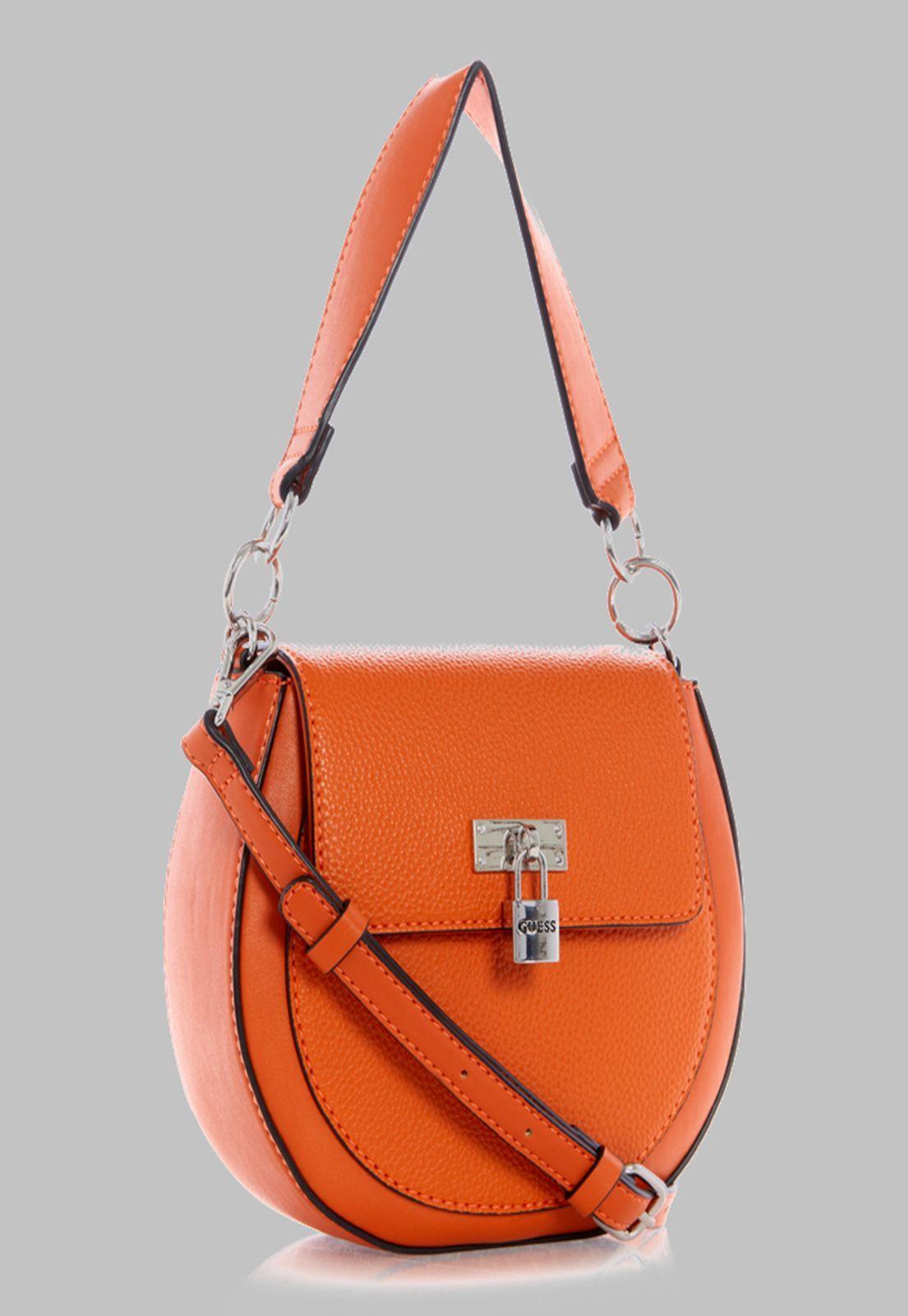 Cartera G Factory Elkhart Crossbody Flap Tng Naranjo-1