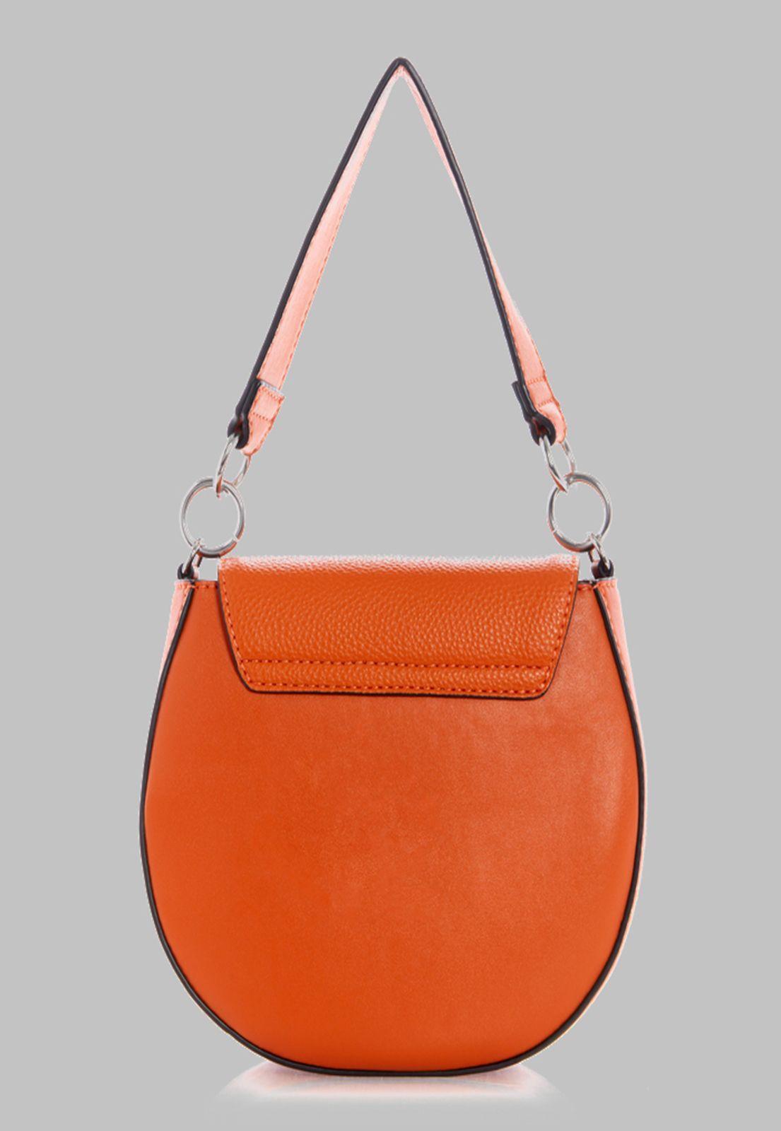 Cartera G Factory Elkhart Crossbody Flap Tng Naranjo-2