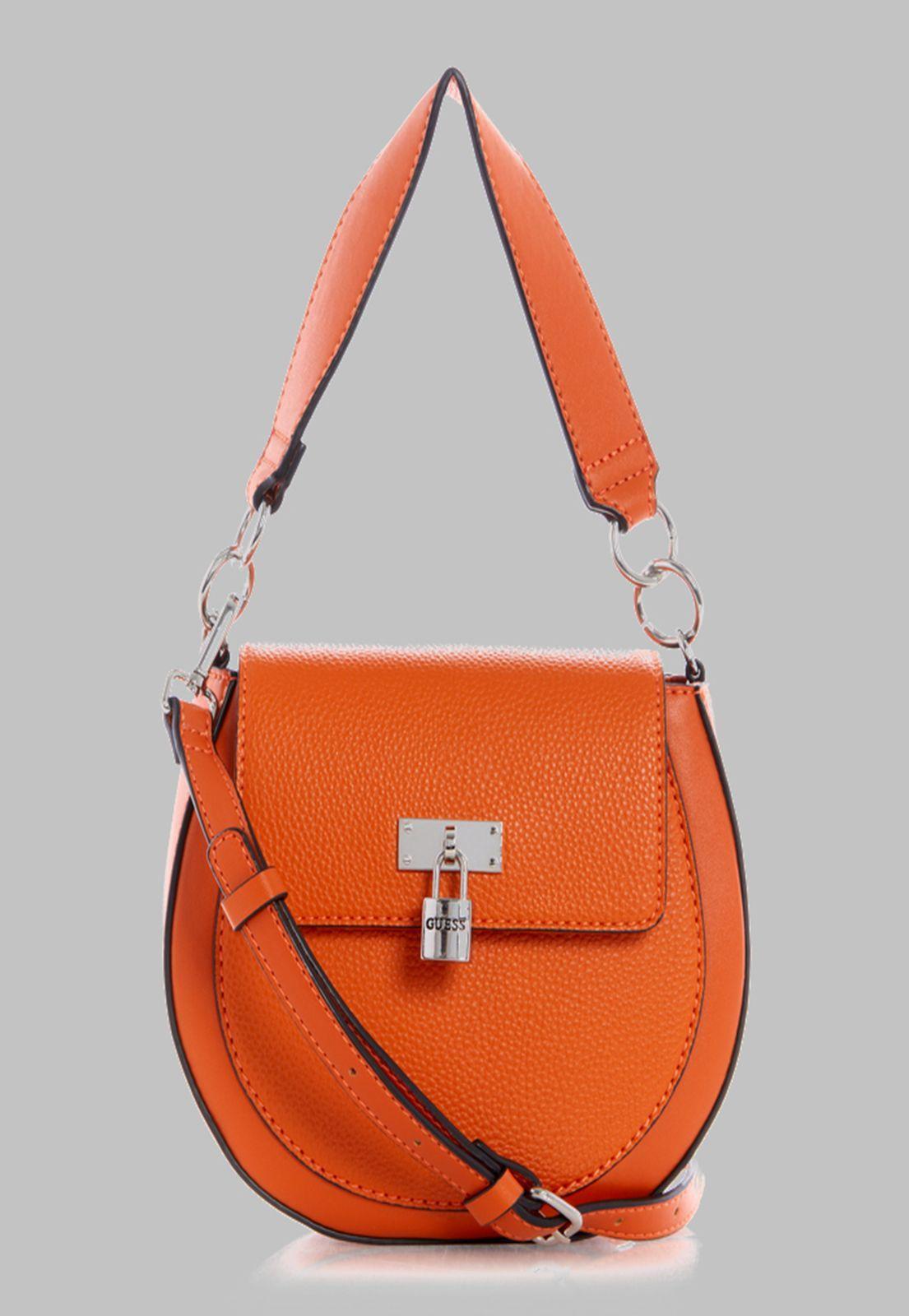 Cartera G Factory Elkhart Crossbody Flap Tng Naranjo-0