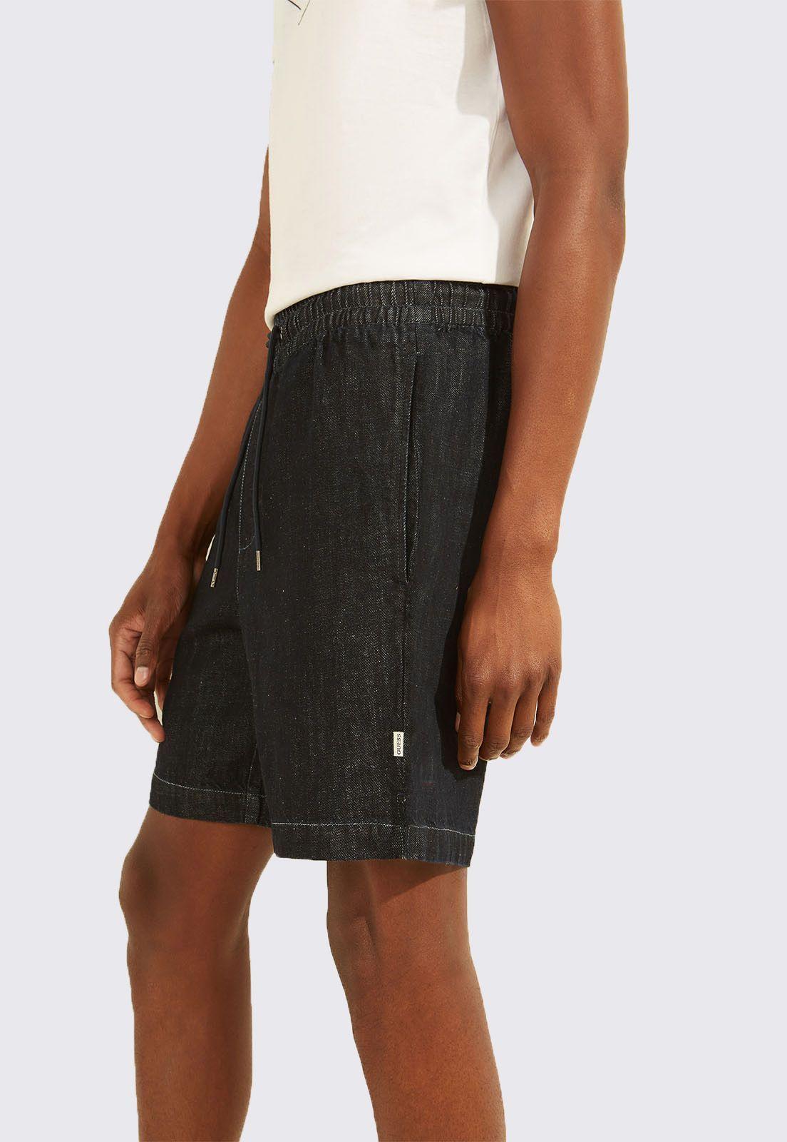 Short Guess Drawcord Denim Short-2
