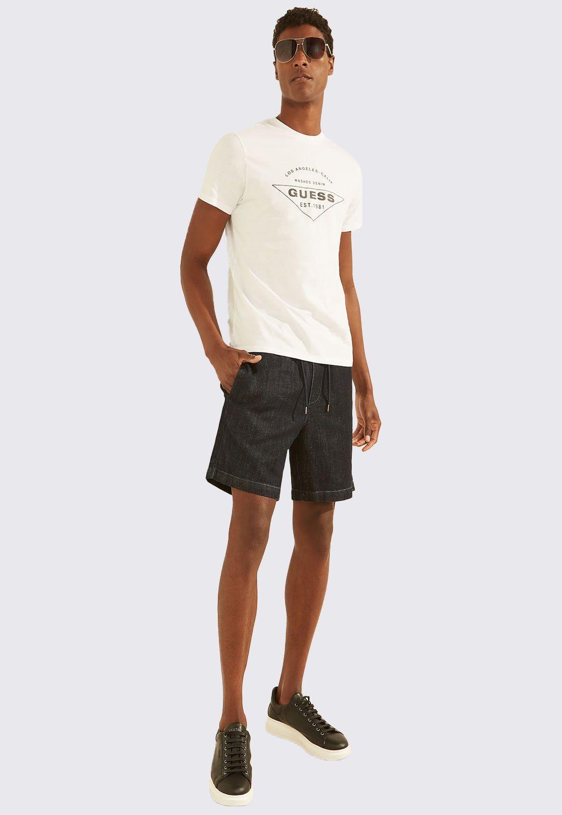Short Guess Drawcord Denim Short-1