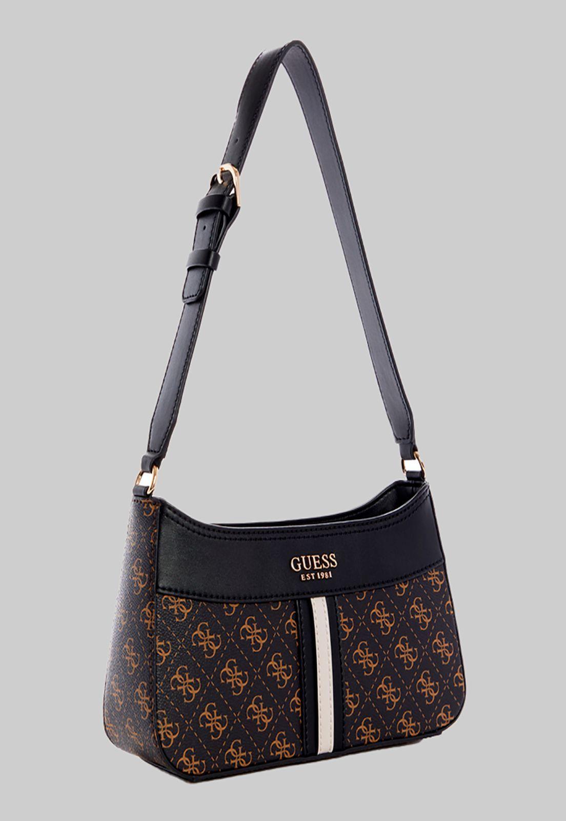 Cartera Noelle Shoulder Bag Brm Café Guess-1