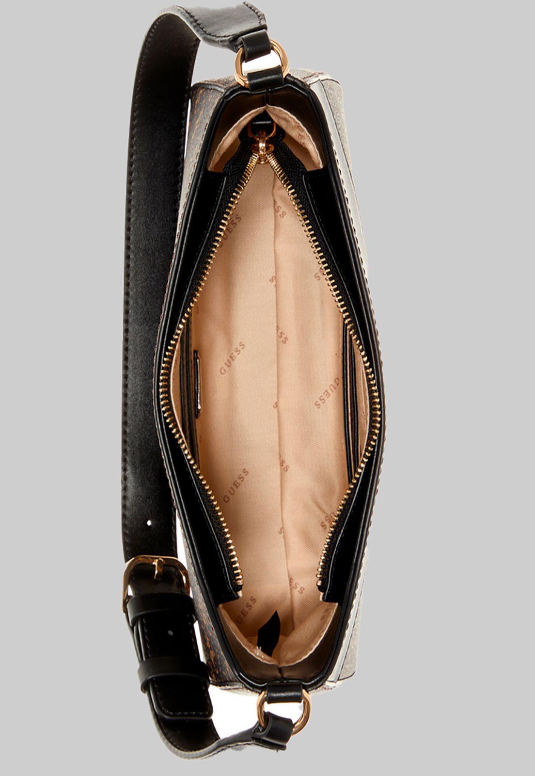 Cartera Noelle Shoulder Bag Brm Café Guess-3