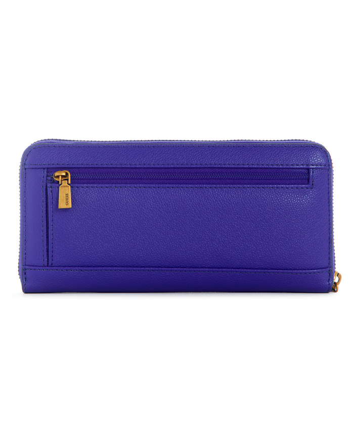 Billetera Guess Laurel Slg Large Zip Around Vio Morado-1