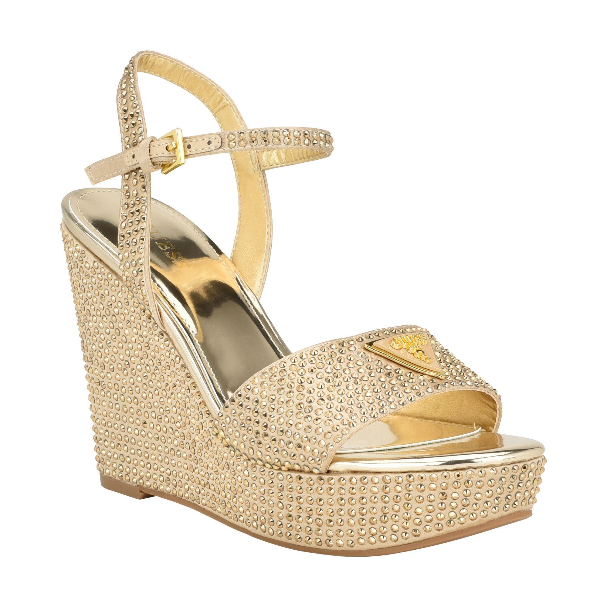 Sandalias Guess Footwear Gwhippa Gol01 Dorado-0