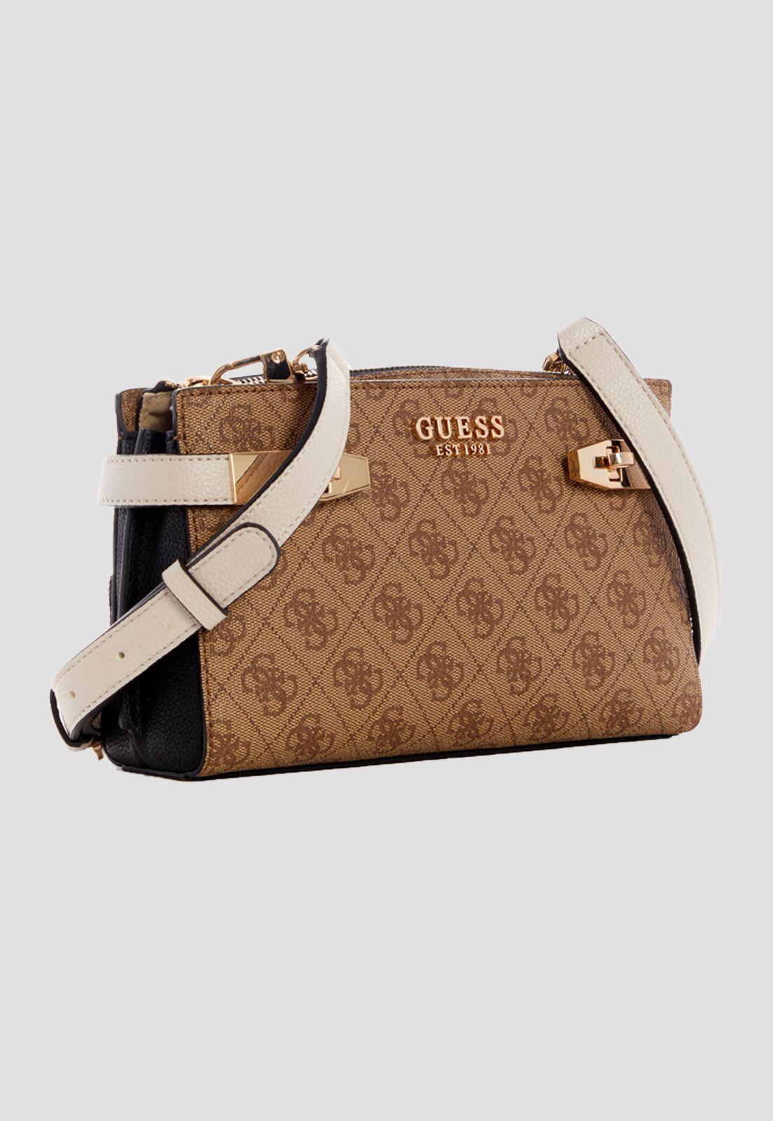 Mini Cartera Logo Elite Xbody Top Zip Negro Guess-1