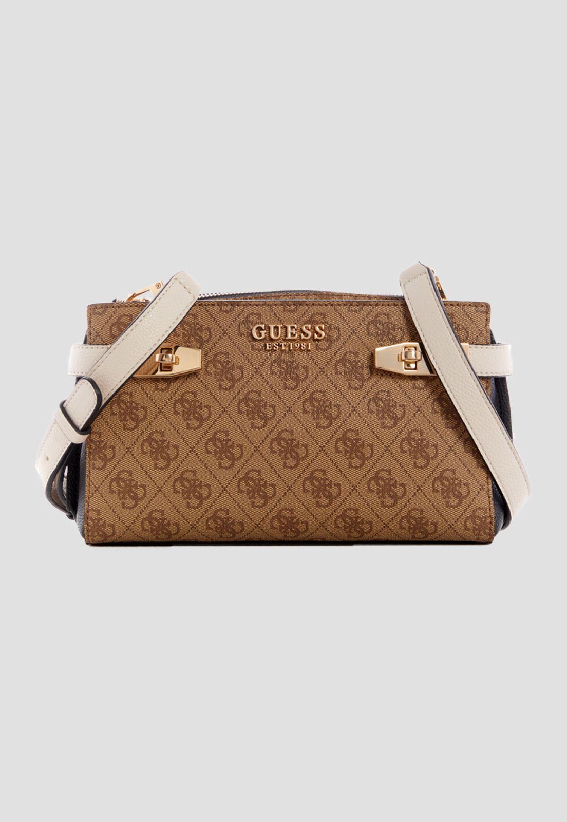 Mini Cartera Logo Elite Xbody Top Zip Negro Guess-0