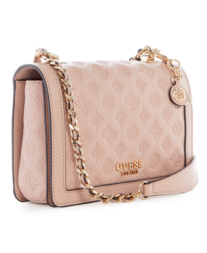 Cartera Guess Abey Convertible Xbody Flap Plr Rosado-1