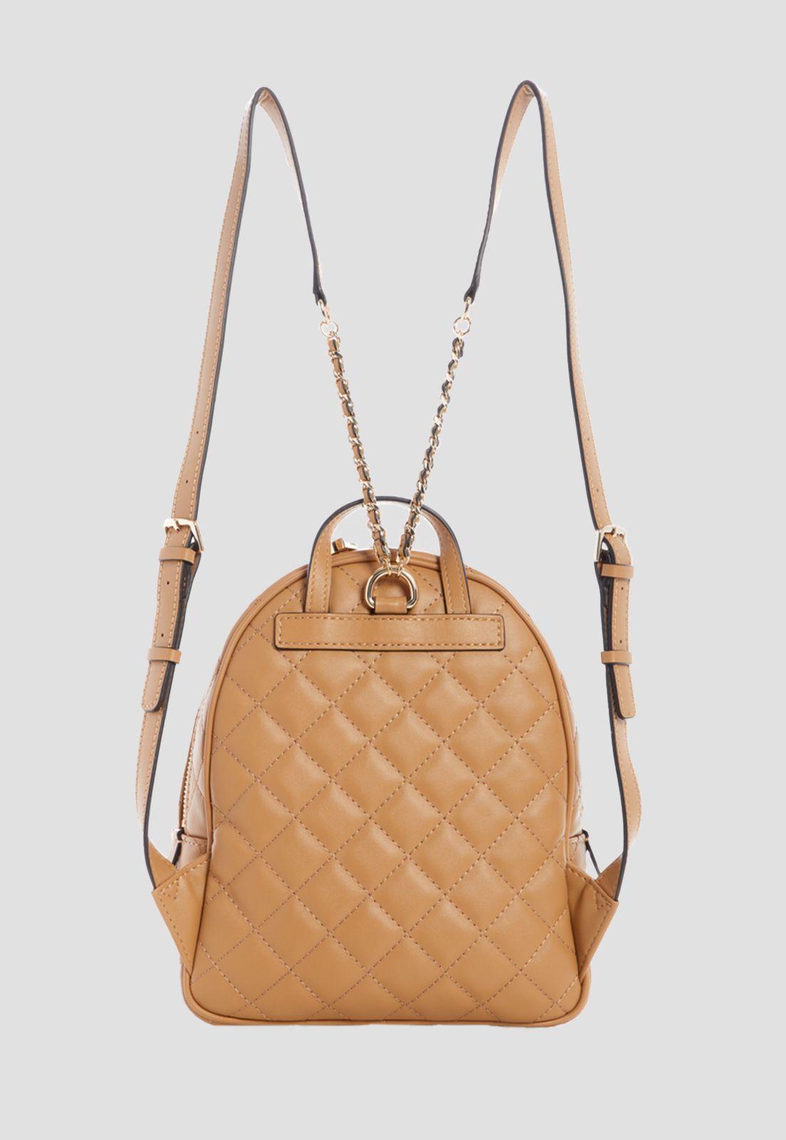 Mochila Cessily Backpack Beige Café Guess-2