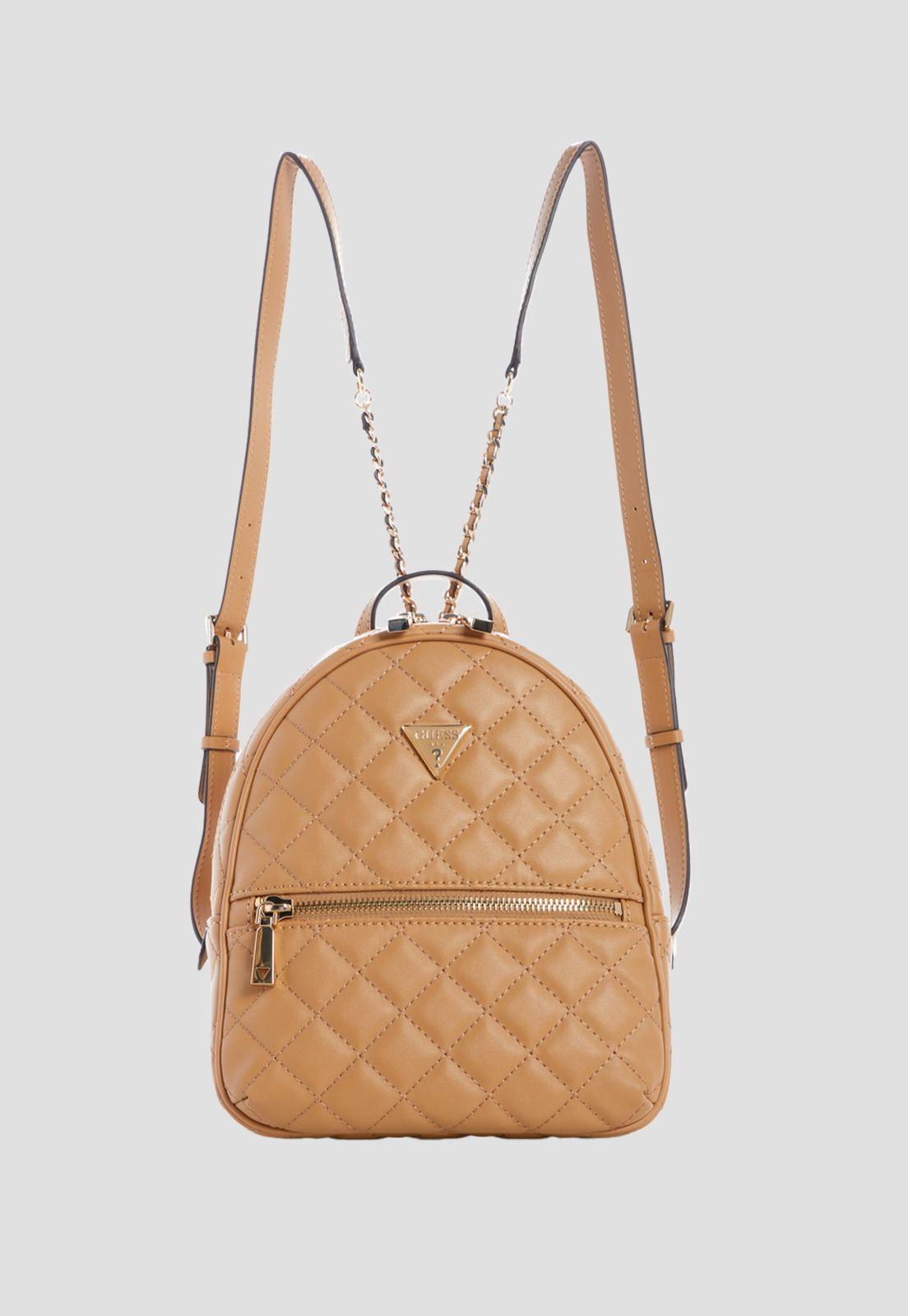 Mochila Cessily Backpack Beige Café Guess-0