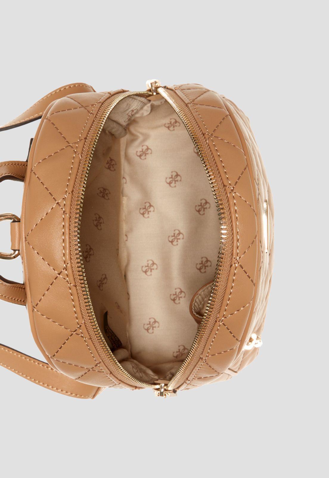 Mochila Cessily Backpack Beige Café Guess-3